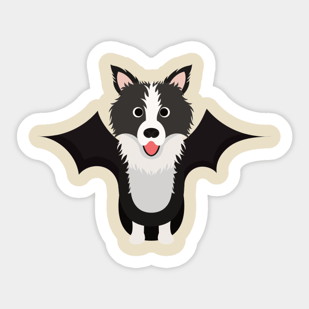 Border Collie Halloween Fancy Dress Costume Sticker by DoggyStyles